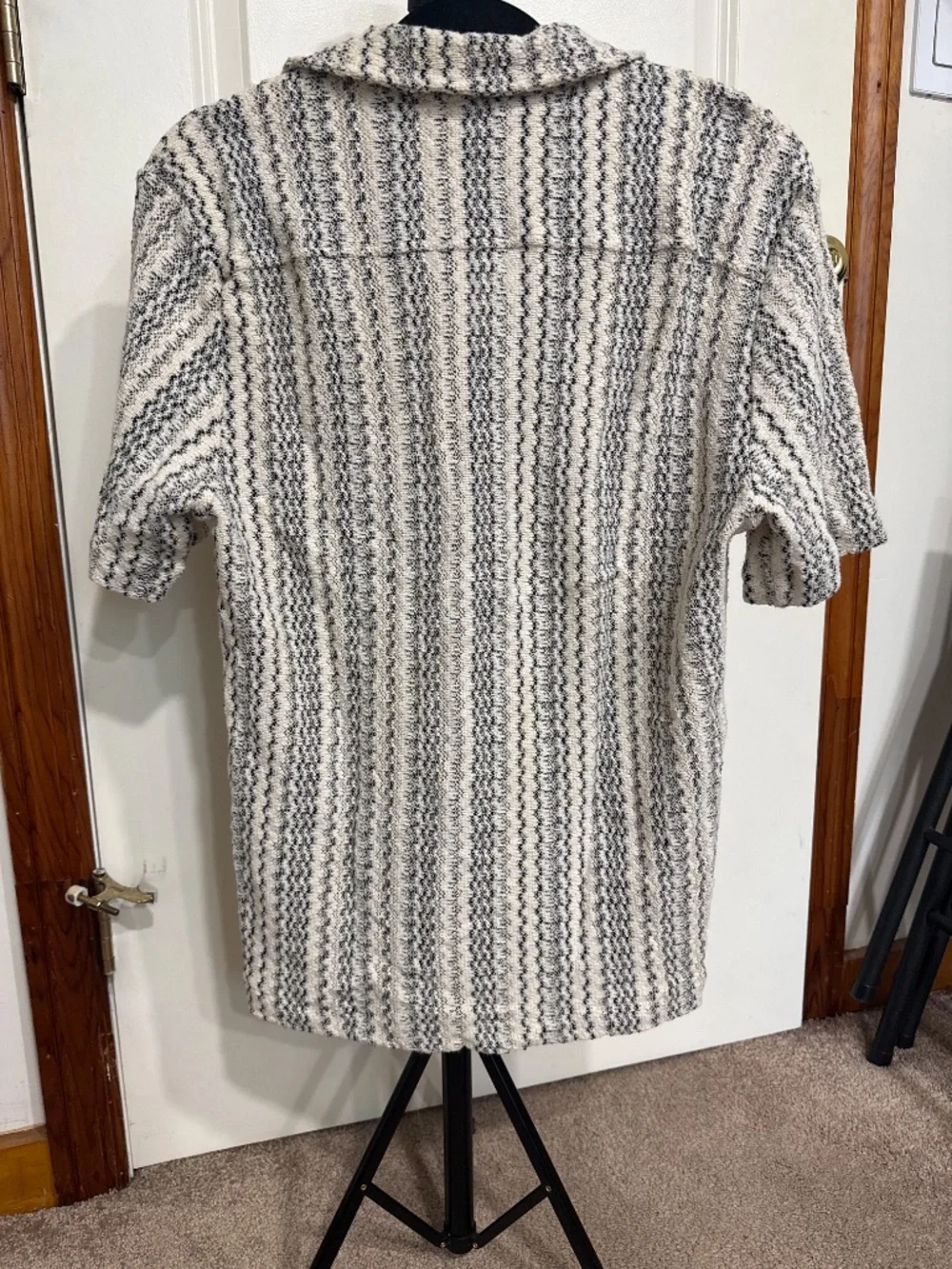 Banana Republic Vertical Striped Knit Shirt